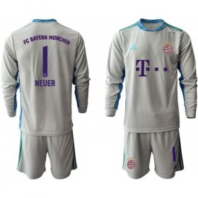 Koszulka Bayern Monachium Manuel Neuer 1 Bramkarskie Dziecięca Trzeciej 2020/21 - Koszulki Piłkarskie(L/S)